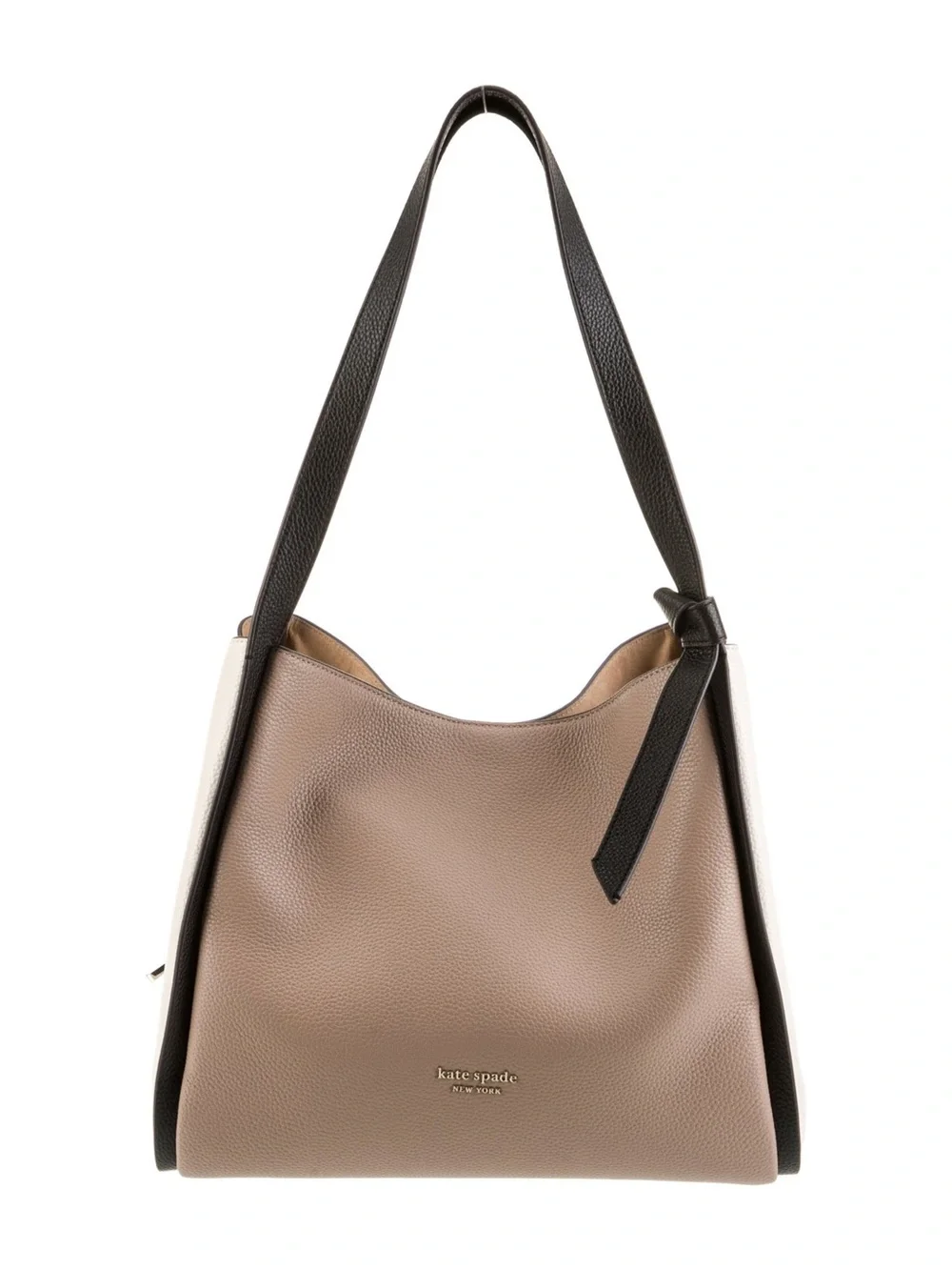 KATE SPADE NEW YORK Knott Large Colour-Block Leather Shoulder Bag Tote